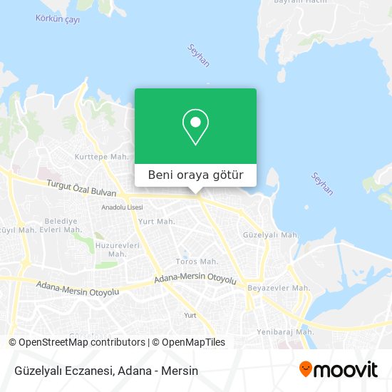 Güzelyalı Eczanesi harita