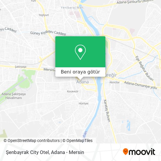 Şenbayrak City Otel harita