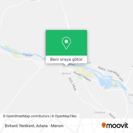 Birkent Yenikent harita