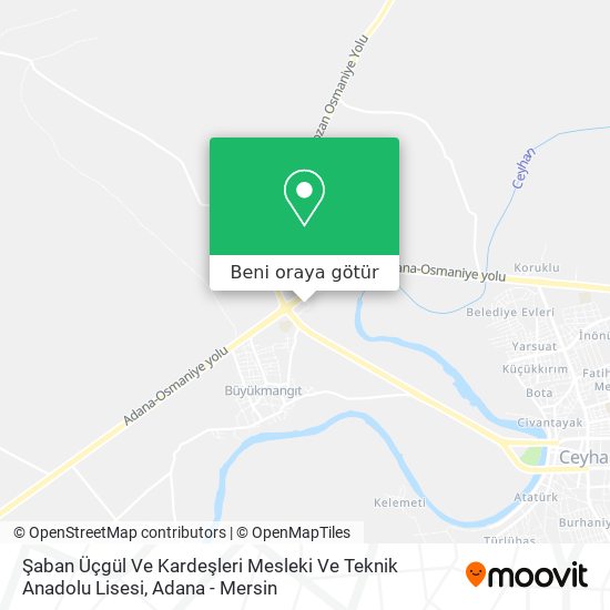 Şaban Üçgül Ve Kardeşleri Mesleki Ve Teknik Anadolu Lisesi harita