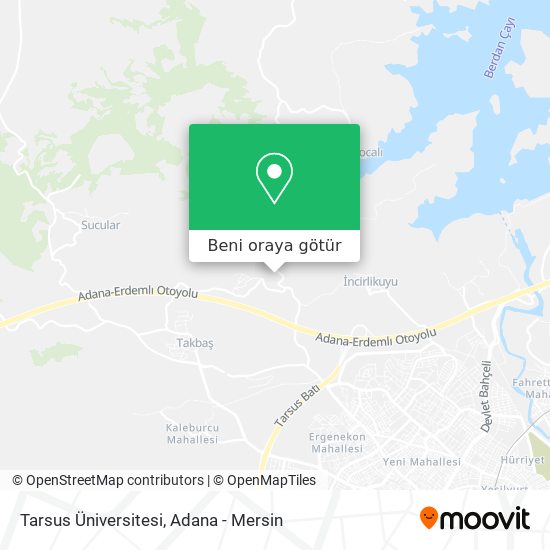 Tarsus Üniversitesi harita