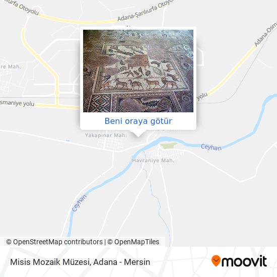 Misis Mozaik Müzesi harita