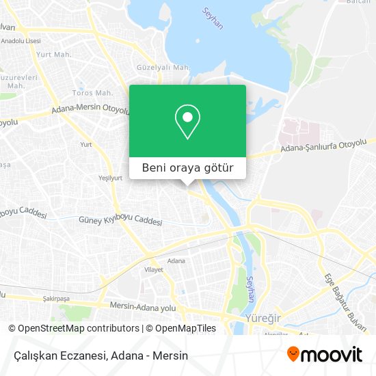 Çalışkan Eczanesi harita