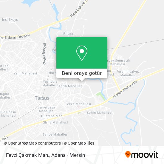 Fevzi Çakmak Mah. harita