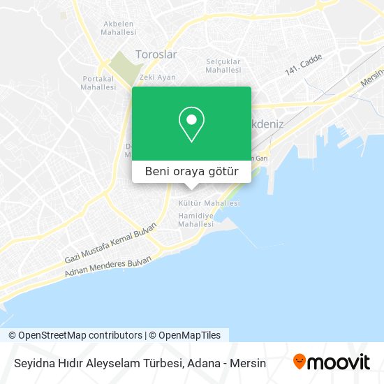 Seyidna Hıdır Aleyselam Türbesi harita