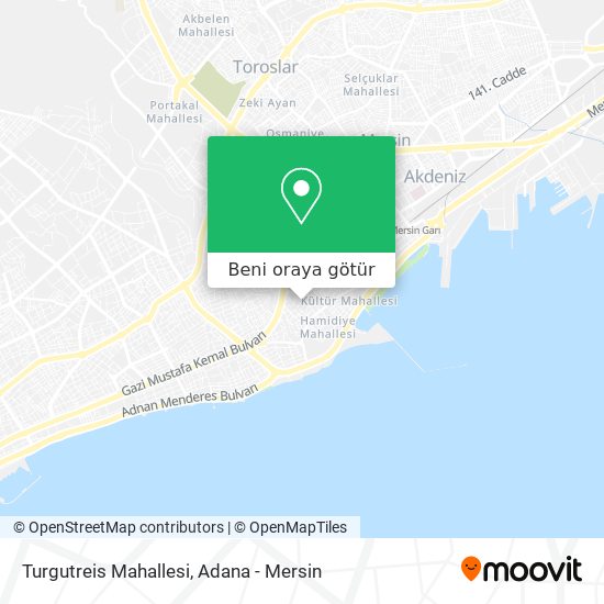 Turgutreis Mahallesi harita