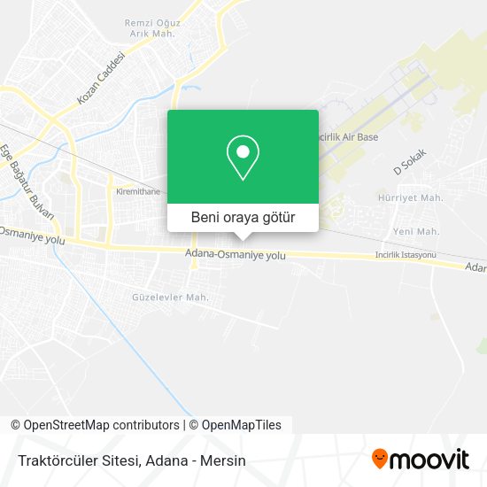 Traktörcüler Sitesi harita