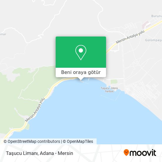 Taşucu Limanı harita