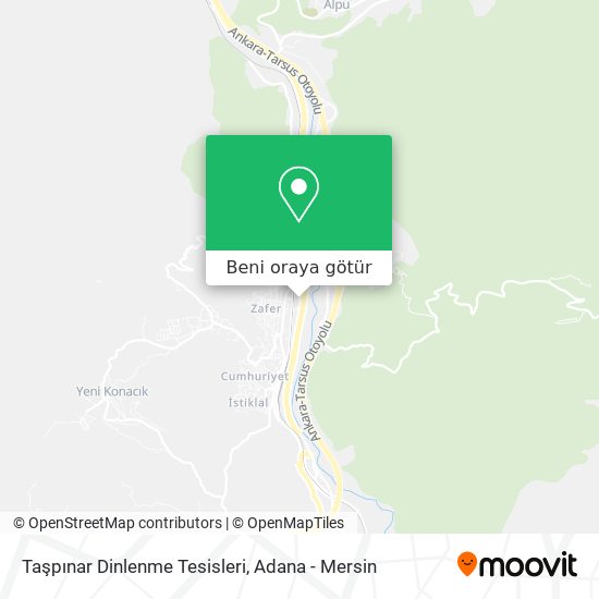 Taşpınar Dinlenme Tesisleri harita