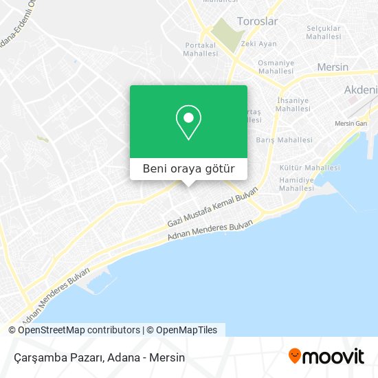 Çarşamba Pazarı harita