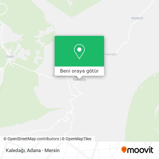 Kaledağı harita