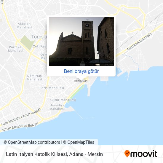 Latin İtalyan Katolik Kilisesi harita