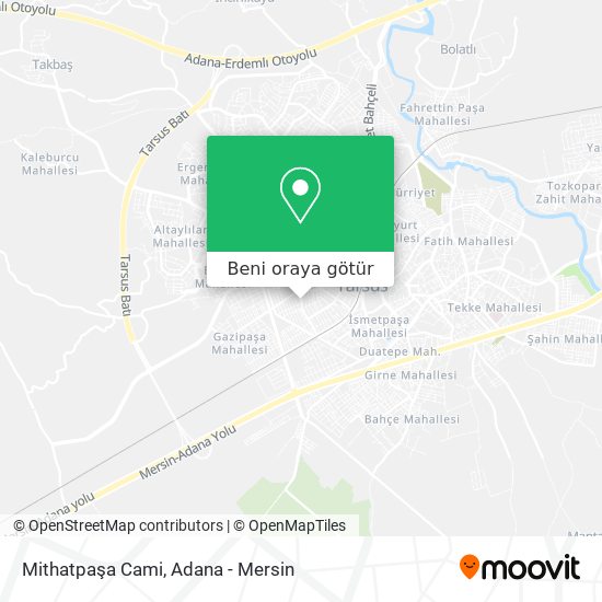 Mithatpaşa Cami harita