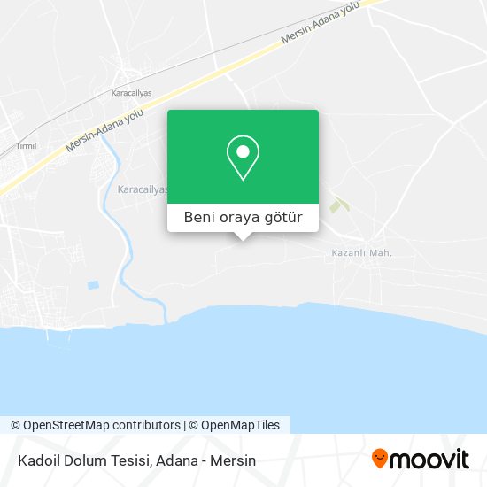 Kadoil Dolum Tesisi harita