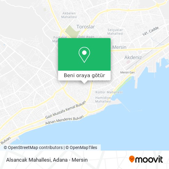 Alsancak Mahallesi harita