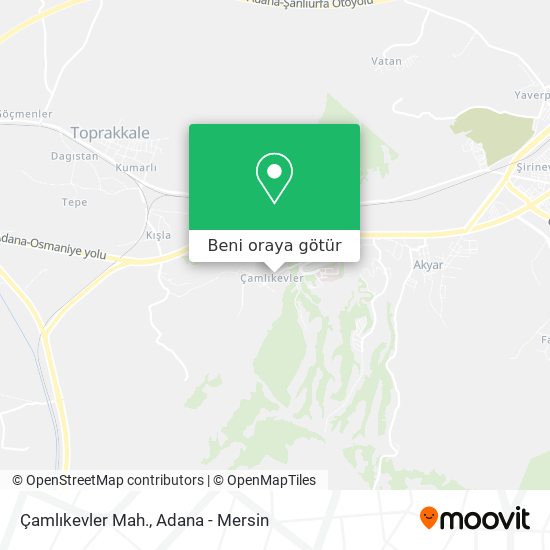 Çamlıkevler Mah. harita