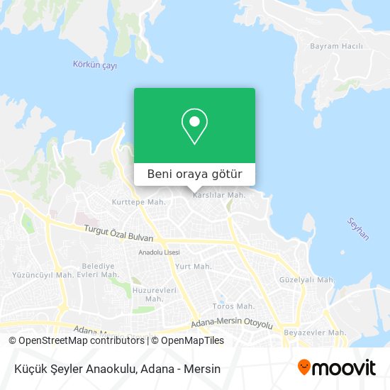 Küçük Şeyler Anaokulu harita