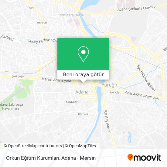 Orkun Eğitim Kurumları harita