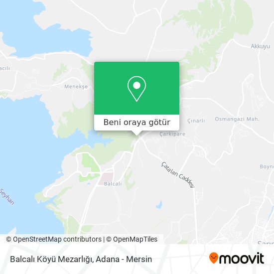 Balcalı Köyü Mezarlığı harita