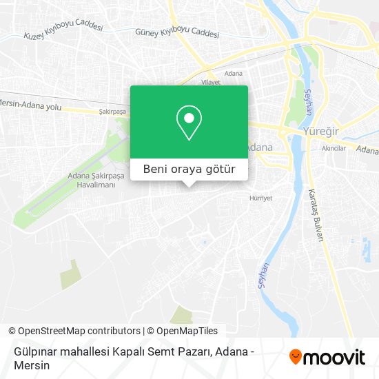 Gülpınar mahallesi Kapalı Semt Pazarı harita