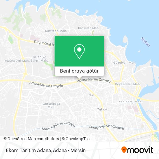 Ekom Tanıtım Adana harita