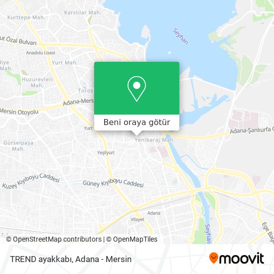 TREND ayakkabı harita