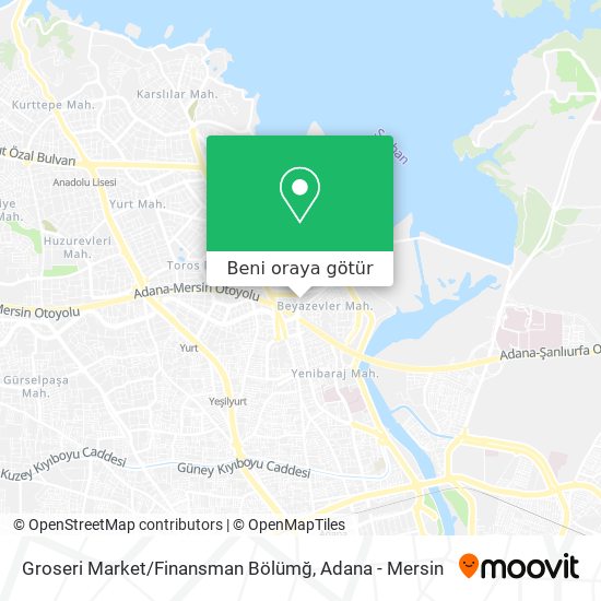 Groseri Market / Finansman Bölümğ harita