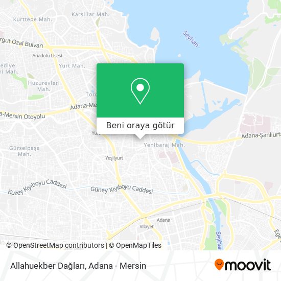 Allahuekber Dağları harita