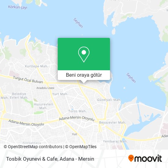 Tosbik Oyunevi & Cafe harita