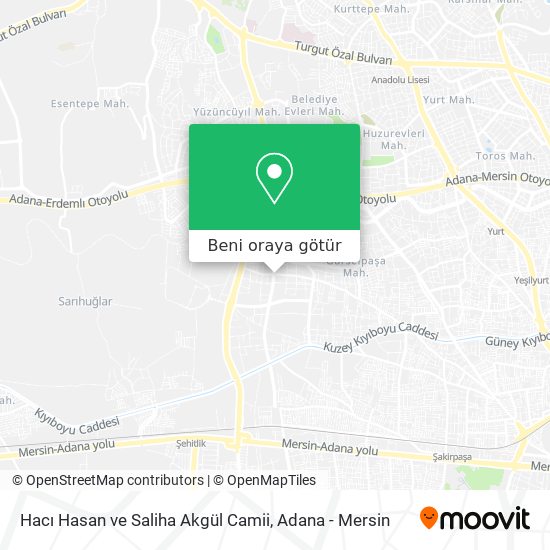 Hacı Hasan ve Saliha Akgül Camii harita