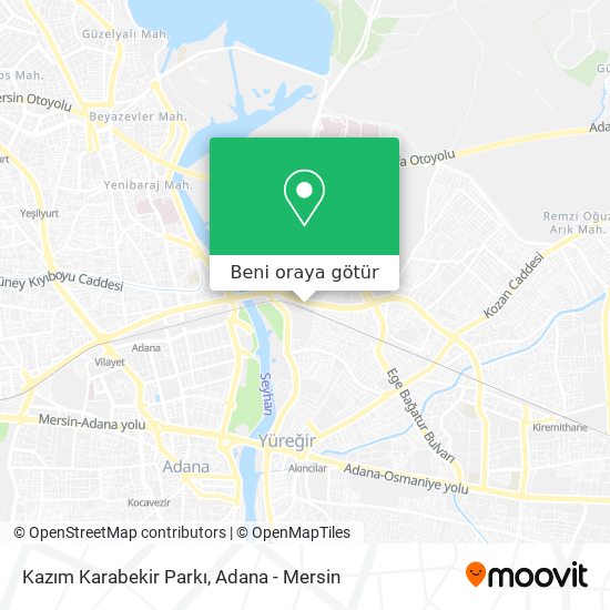 Kazım Karabekir Parkı harita