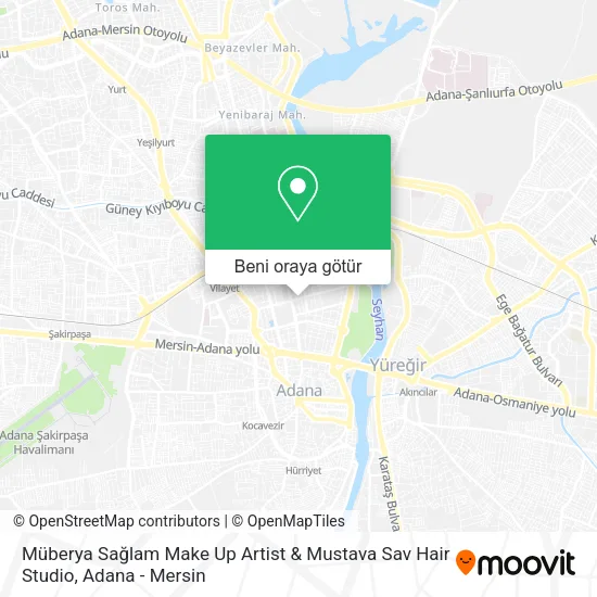 Müberya Sağlam Make Up Artist & Mustava Sav Hair Studio harita