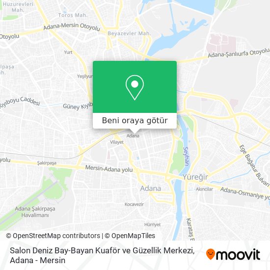 Salon Deniz Bay-Bayan Kuaför ve Güzellik Merkezi harita