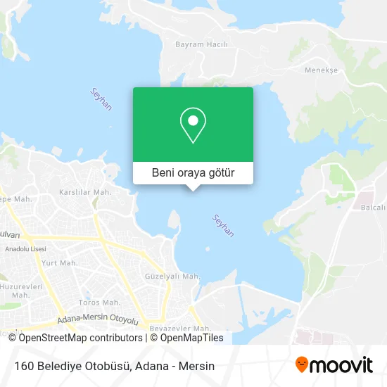 160 Belediye Otobüsü harita