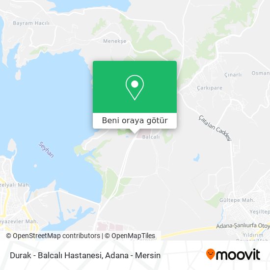 Durak - Balcalı Hastanesi harita