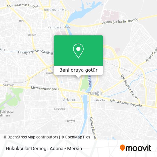 Hukukçular Derneği harita