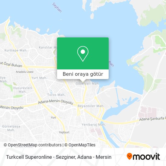 Turkcell Superonline - Sezginer harita