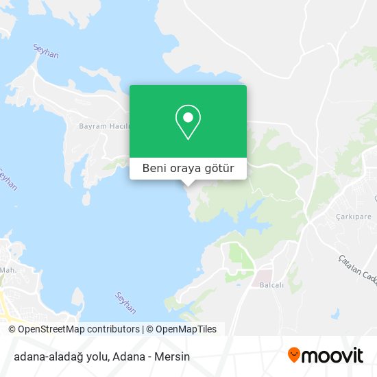 adana-aladağ yolu harita