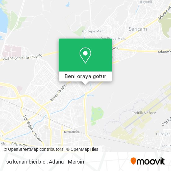 su kenarı bici bici harita