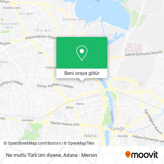 Ne mutlu Türk'üm diyene harita