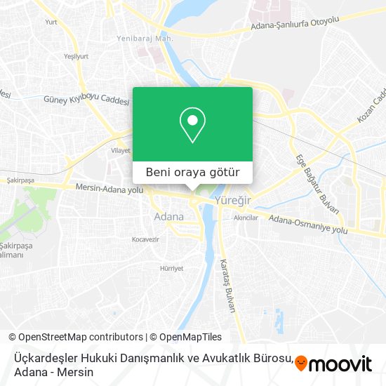 Üçkardeşler Hukuki Danışmanlık ve Avukatlık Bürosu harita