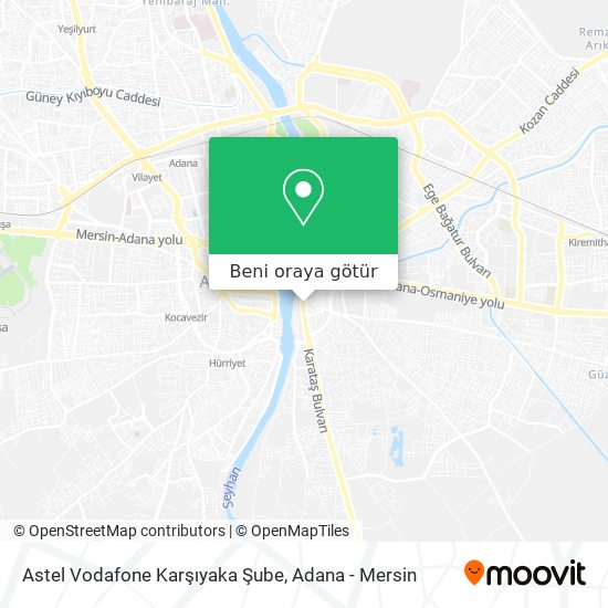 Astel Vodafone Karşıyaka Şube harita