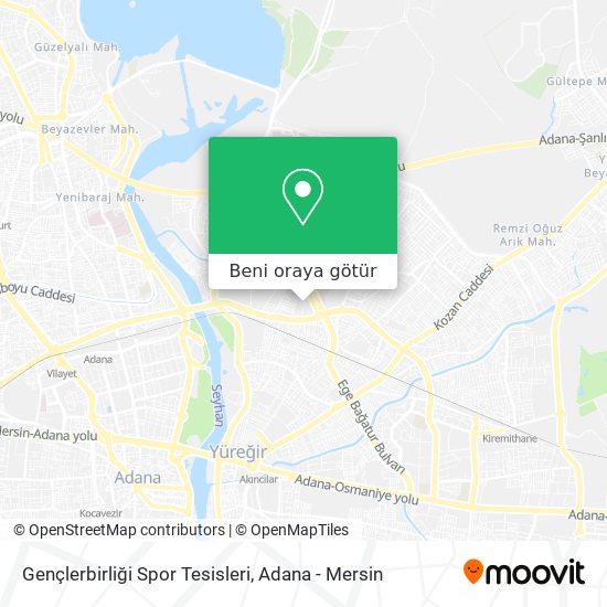 Gençlerbirliği Spor Tesisleri harita