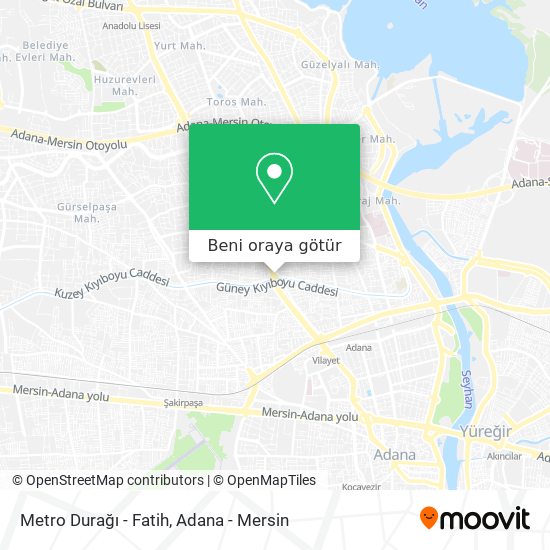 Metro Durağı - Fatih harita