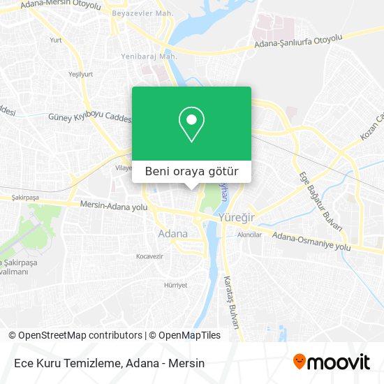 Ece Kuru Temizleme harita
