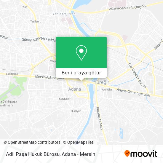 Adil Paşa Hukuk Bürosu harita