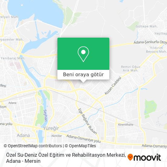 Özel Su-Deniz Özel Eğitim ve Rehabilitasyon Merkezi harita