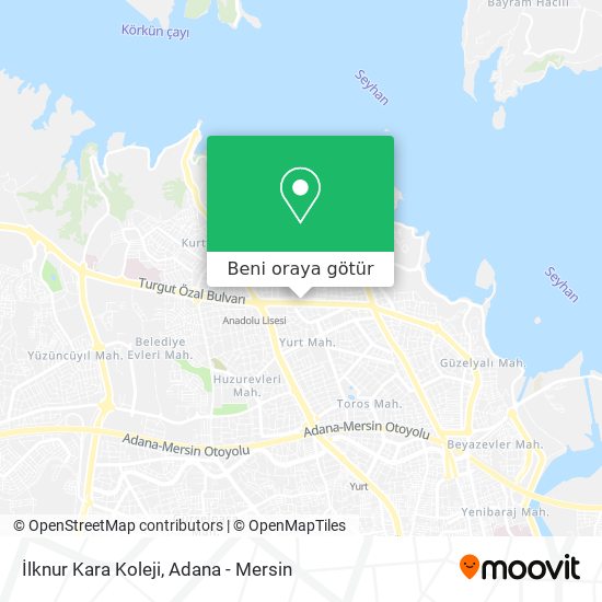 İlknur Kara Koleji harita