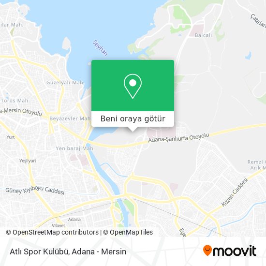 Atlı Spor Kulübü harita