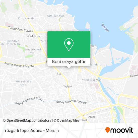 rüzgarlı tepe harita